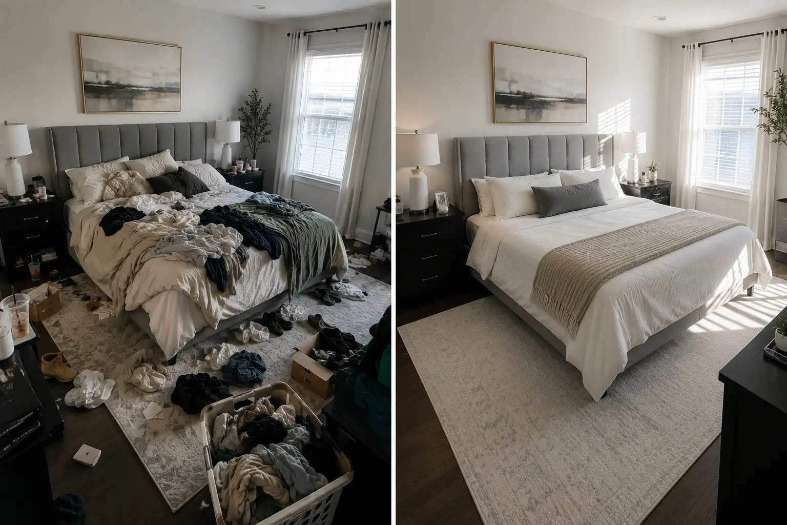 Gleaming clean home